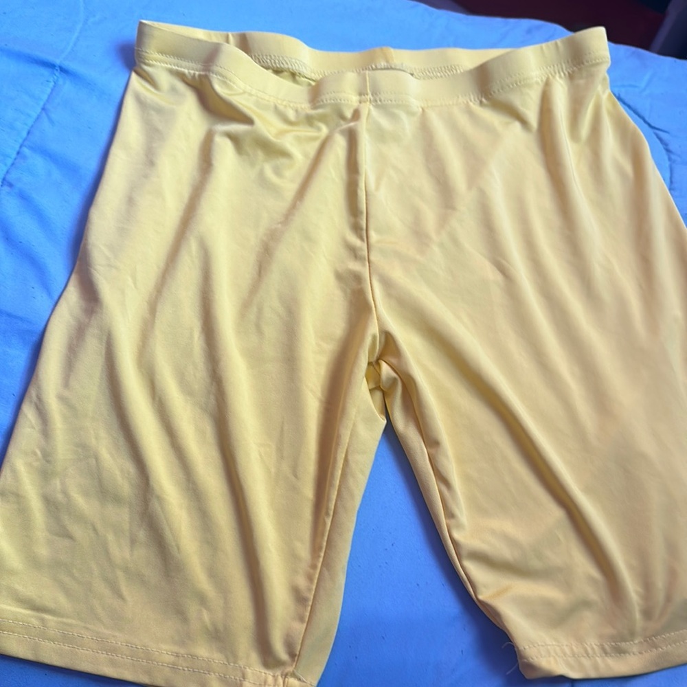 Yellow shorts